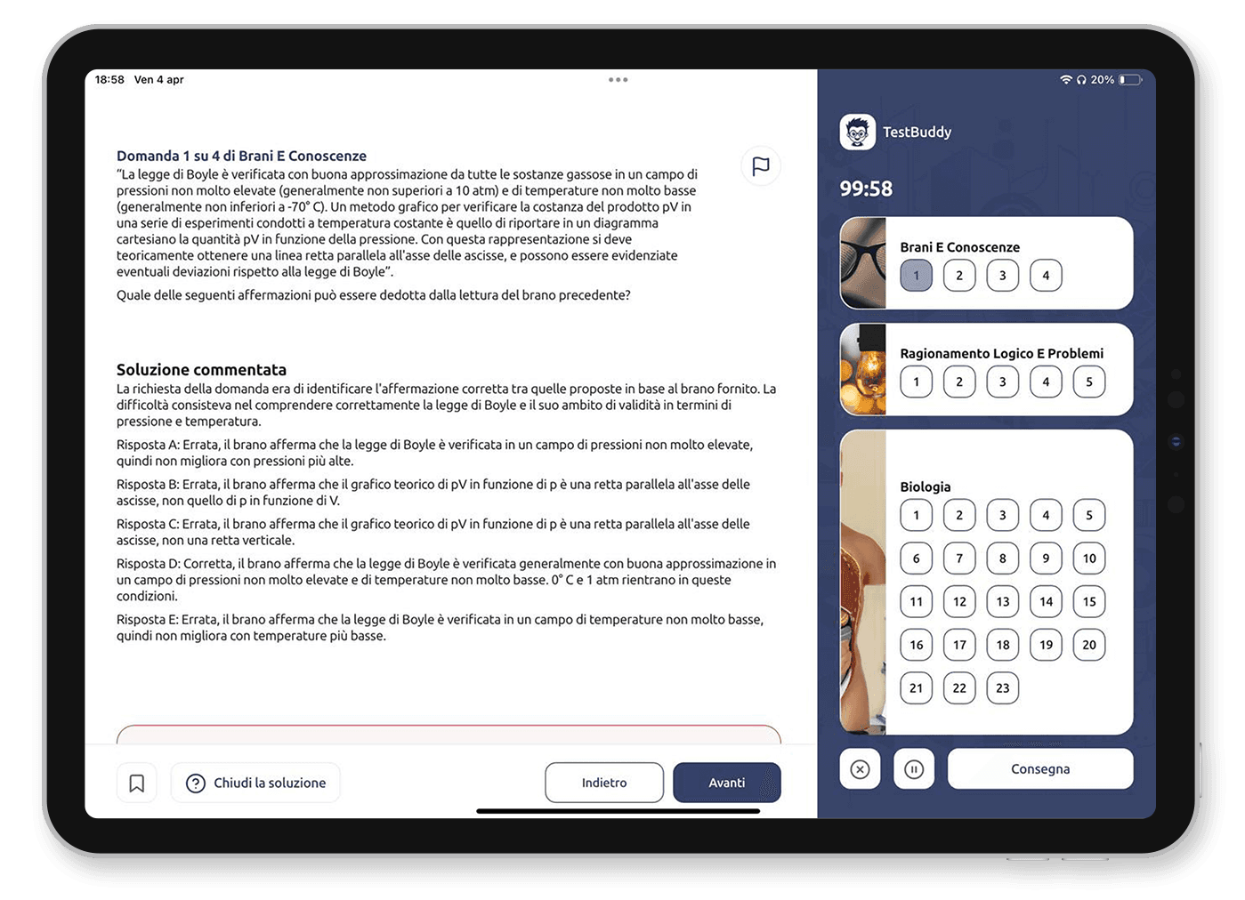 Question explanations